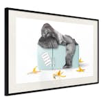 Poster Artgeist Affisch Hungry Gorilla