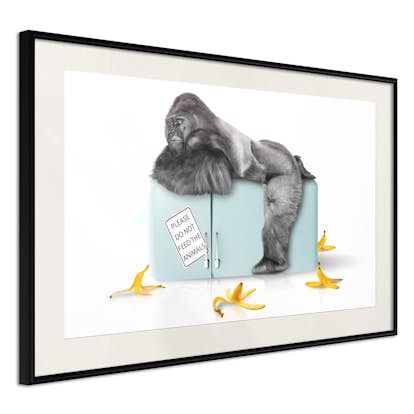 Poster Artgeist Affisch Hungry Gorilla