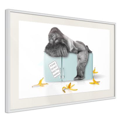 Poster Artgeist Affisch Hungry Gorilla