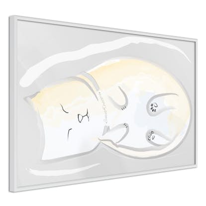 Poster Artgeist Affisch Sleepy Kitty