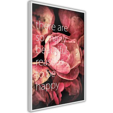 Poster Artgeist Affisch There Are so Many Beautiful Reasons to Be Happy