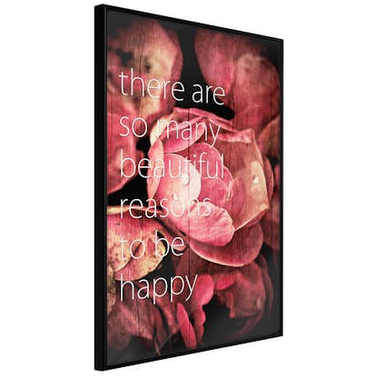 Poster Artgeist Affisch There Are so Many Beautiful Reasons to Be Happy