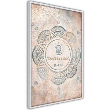 Poster Artgeist Affisch Don't Be a Dick