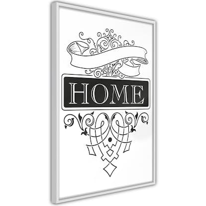 Poster Artgeist Affisch Home