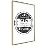 Poster Artgeist Affisch Sometimes You Win Sometimes You Learn