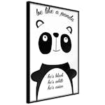 Poster Artgeist Affisch Be Like a Panda