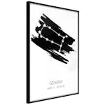 Poster Artgeist Affisch Zodiac Signs Gemini