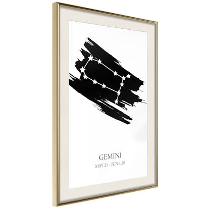 Poster Arkiio Affisch Zodiac Signs Gemini
