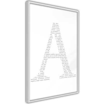 Poster Artgeist Affisch Letter A