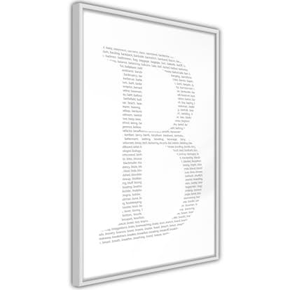 Poster Artgeist Affisch Letter B