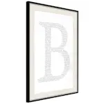 Poster Artgeist Affisch Letter B