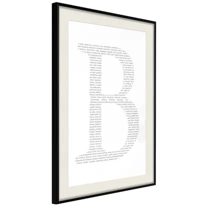 Poster Artgeist Affisch Letter B