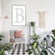 Poster Artgeist Affisch Letter B