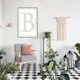 Poster Artgeist Affisch Letter B