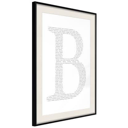 Poster Artgeist Affisch Letter B