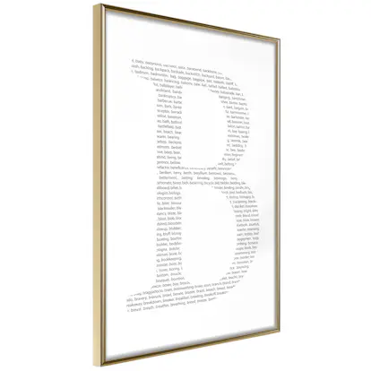 Poster Artgeist Affisch Letter B