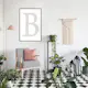 Poster Artgeist Affisch Letter B