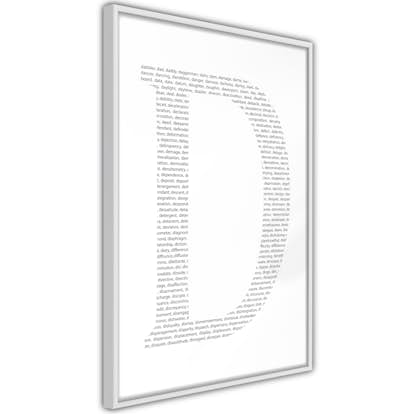 Poster Artgeist Affisch Letter D