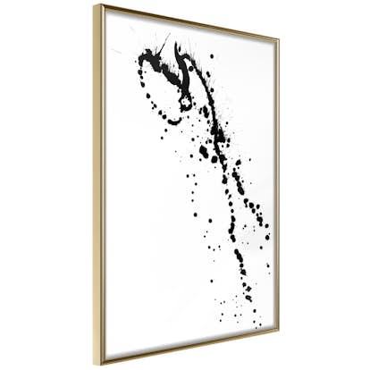Poster Artgeist Affisch Black Splash