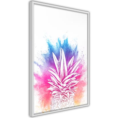 Poster Artgeist Affisch Colourful Pineapple