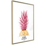 Poster Artgeist Affisch Golden Pineapple