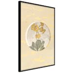 Poster Artgeist Affisch Flower In Circle