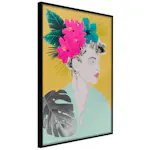 Poster Artgeist Affisch Flowers In The Hair