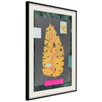 Poster Artgeist Affisch Golden Leaf