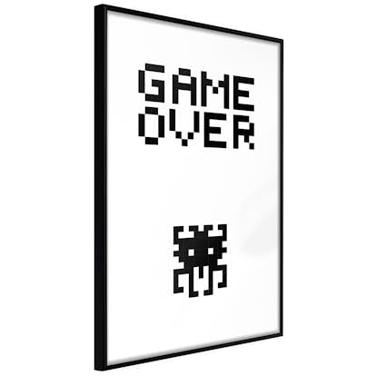 Poster Artgeist Affisch Game Over