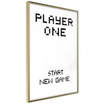 Poster Artgeist Affisch Start New Game