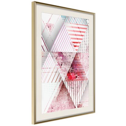 Poster Artgeist Affisch Geometric Triangle