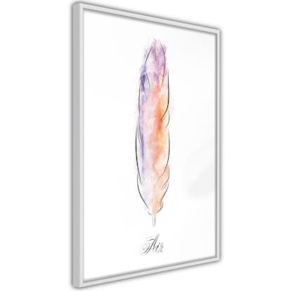 Poster Artgeist Affisch Colourful Feather