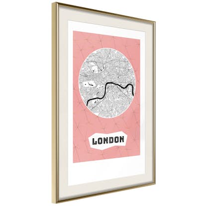 Poster Artgeist Affisch Central London