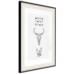 Poster Artgeist Affisch Animal Skull