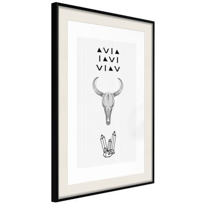 Poster Artgeist Affisch Animal Skull