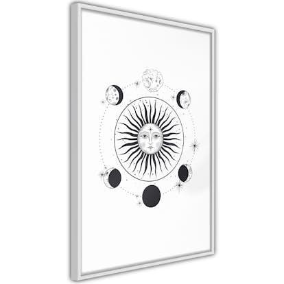 Poster Artgeist Affisch Moon Phases