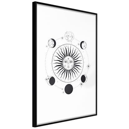 Poster Artgeist Affisch Moon Phases