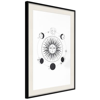 Poster Artgeist Affisch Moon Phases