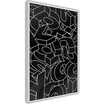 Poster Artgeist Affisch Alphabet