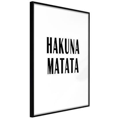 Poster Artgeist Affisch Hakuna Matata