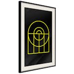 Poster Artgeist Affisch Black Geometry