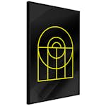 Poster Artgeist Affisch Black Geometry