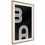 Poster Artgeist Affisch Retro Lines