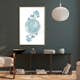 Poster Arkiio Affisch Floral Planet
