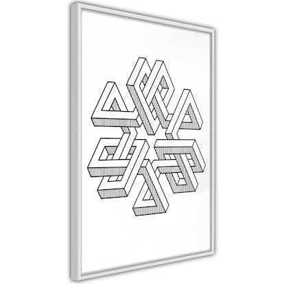 Poster Artgeist Affisch Geometric Clover