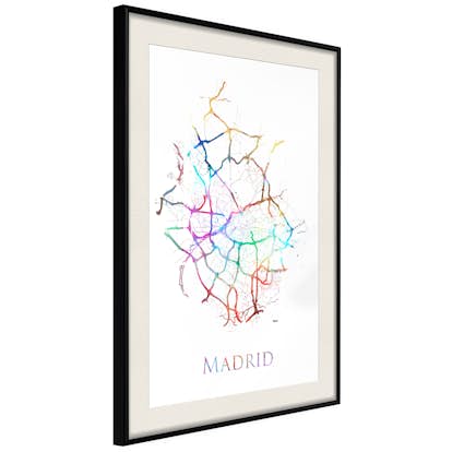 Poster Artgeist Affisch Madrid