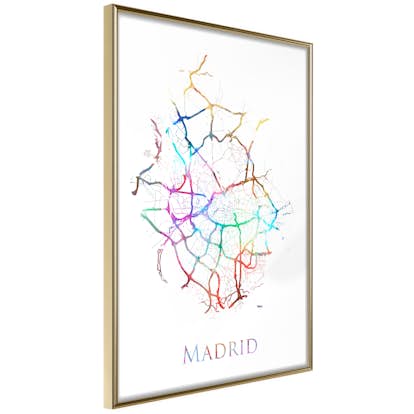 Poster Artgeist Affisch Madrid