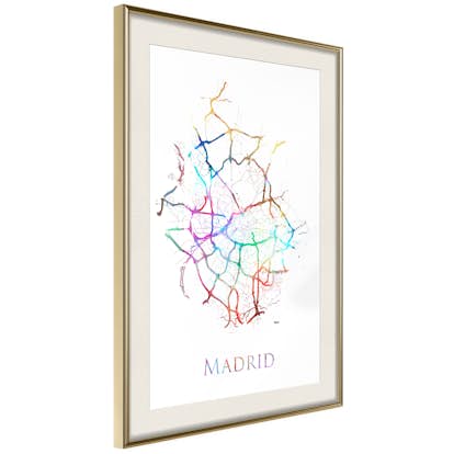 Poster Artgeist Affisch Madrid