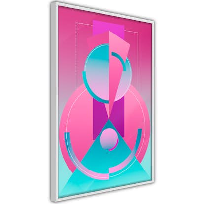 Poster Artgeist Affisch Geometric Locomotive