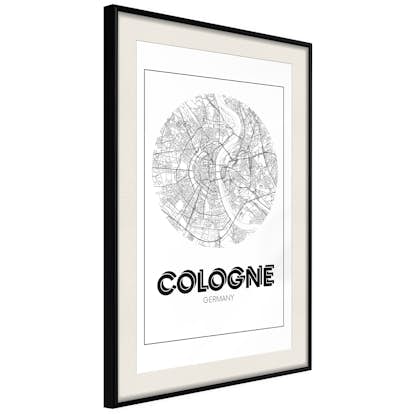 Poster Artgeist Affisch Retro Cologne